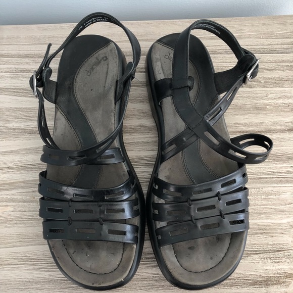 Black Dansko leather sandals size 40 - Picture 1 of 6